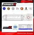 wydech tłumik DOMINATOR HP1 CZARNY pasujący do motocykla Ducati MONSTER 695 2006 - 2008 3