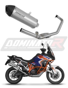 KTM 1290 Super Adventure 2021 - 2024 Full Exhaust System Collector Silencer Titanium HP7 + dB killer