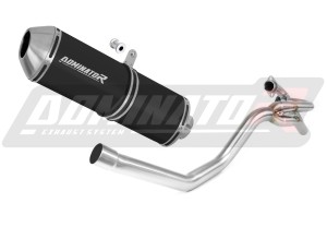 Yamaha XT 660 X 2004-2016 side manifold 2 in 1 Exhaust Silencer Muffler OVR BLACK + dB killer