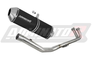 Yamaha T-MAX 500 2008 - 2011 Full Exhaust System Collector Silencer OVR BLACK + dB killer