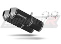 wydech tłumik DOMINATOR OVR CZARNY pasujący do motocykla Suzuki GSXR 1300 Hayabusa 1999 - 2007
