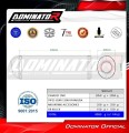 wydech tłumik DOMINATOR OVR CZARNY pasujący do motocykla Suzuki GSXR 1300 Hayabusa 1999 - 2007 2