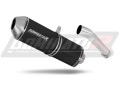 escape silenciador DOMINATOR OVR preto compatível com a motocicleta Suzuki DL 650 V Strom 2004   2006