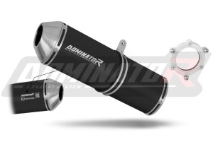 Kawasaki ZX6R 1995 - 1997 EU Approved Exhaust Silencer OVR BLACK