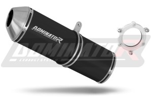 Kawasaki ZX6R 1995 - 1997 Exhaust Silencer Muffler OVR BLACK + dB killer