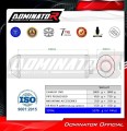 wydech tłumik DOMINATOR OVR CZARNY pasujący do motocykla Aprilia Pegaso 650 Trail 2006 - 2010 2