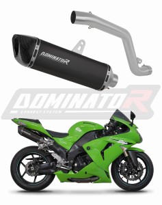 Kawasaki ZX10R 2006 - 2007 Right Side Exhaust Silencer Muffler HP6 BLACK + dB killer