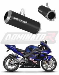 Honda CBR 954 2002 - 2003 Exhaust Silencer Muffler GP BLACK + dB killer