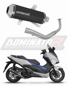 Honda NSS 125 FORZA 2017 - 2020 Full Exhaust System Collector Silencer OV G2 BLACK + dB killer