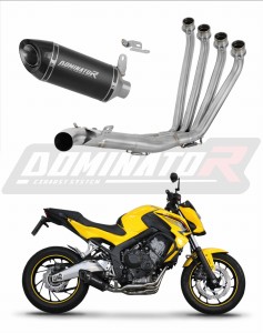 Honda CB 650 F 2014 - 2018 Full Exhaust System Collector Silencer HP8 BLACK + dB killer