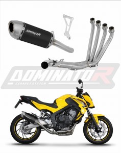 Honda CB 650 F 2014 - 2018 Full Exhaust System Collector Silencer S6 BLACK + dB killer