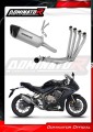 Honda CB 650 R  2019 - 2023 Collector Manifold Full Exhaust System Muffler Auspuff Sportauspuff Silencer Echappement Silencieux Scarico Scarichi Escape Wydech Tłumik Titanium HP6 Dominator Exhaust System
