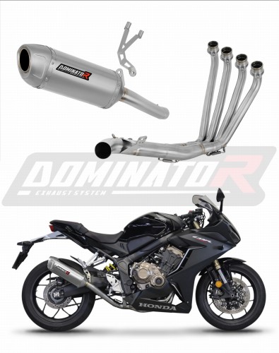Honda CB 650 R  2019 - 2023 Collector Manifold Full Exhaust System Muffler Auspuff Sportauspuff Silencer Echappement Silencieux Scarico Scarichi Escape Wydech Tłumik S6 Dominator Exhaust System x