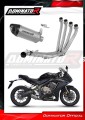 Honda CB 650 R  2019 - 2023 Collector Manifold Full Exhaust System Muffler Auspuff Sportauspuff Silencer Echappement Silencieux Scarico Scarichi Escape Wydech Tłumik Titanium HP8 Dominator Exhaust System