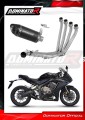 Honda CB 650 R  2019 - 2023 Collector Manifold Full Exhaust System Muffler Auspuff Sportauspuff Silencer Echappement Silencieux Scarico Scarichi Escape Wydech Tłumik HP8 BLACK Dominator Exhaust System