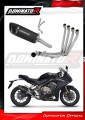 kompletny układ wydechowy z tłumikiem DOMINATOR Full System HP6 CZARNY pasujący do motocykla Honda CBR 650 R 2019 - 2023 2