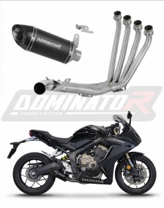 Honda CBR 650 R 2019 - 2023 Full Exhaust System Collector Silencer HP8 BLACK + dB killer