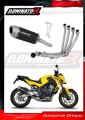 Honda CBR 650 F 2014 - 2018 Collector Manifold Full Exhaust System Muffler Auspuff Sportauspuff Silencer Echappement Silencieux Scarico Scarichi Escape Wydech Tłumik S6 BLACK Dominator Exhaust System