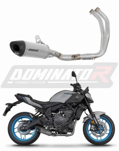 Yamaha MT 07 2025 Full Exhaust System Collector Silencer Titanium HP8 + dB killer
