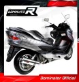 BURGMAN 400 EXHAUST Suzuki Muffler Auspuff Sportauspuff Silencer Echappement Silencieux Scarico Scarichi Escape Wydech Tłumik ROUND 2007 - 2016 Dominator 2