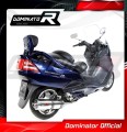 BURGMAN 400 EXHAUST Suzuki Muffler Auspuff Sportauspuff Silencer Echappement Silencieux Scarico Scarichi Escape Wydech Tłumik OVAL 1998 - 2002 Dominator 2