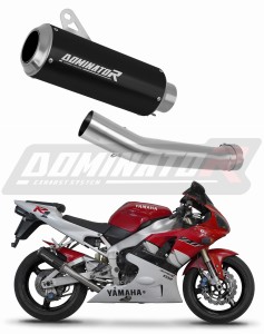 Yamaha YZF R1 1000 RN04 2000 - 2001 Exhaust Silencer Muffler GP BLACK + dB killer