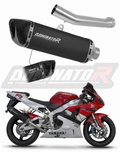 Yamaha YZF R1 1000 RN04 2000 - 2001 EU Approved Exhaust Silencer HP6 BLACK + dB killer