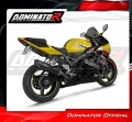 exhaust muffler DOMINATOR HP6 BLACK fits to Suzuki GSXR 750 K1K5 2001  2005 4
