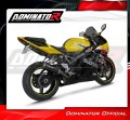 Suzuki GSXR 750 K1 K5 2001 2005 Motorcycle Muffler Auspuff Sportauspuff Silencer Echappement Silencieux Scarico Scarichi Escape Wydech Tłumik GP Black Dominator Exhaust System 2