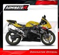 wydech tłumik DOMINATOR S6 CZARNY pasujący do motocykla Suzuki GSXR 600 K1-K5 2001 - 2005 5