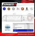 exhaust muffler DOMINATOR S6 Shorty fits to Yamaha YZF R6 2003  2005 5