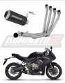 Honda CB 650R 2019 - 2023 Full  Exhaust System Muffler Auspuff Sportauspuff Silencer Echappement Silencieux Scarico Scarichi Escape Collector Manifold Wydech Tłumik GP BLACK DOMINATOR EXHAUST SYSTEM x