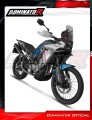 CF MOTO 450 MT 2025 Collector Manifold Full Exhaust System Muffler Auspuff Sportauspuff Silencer Echappement Silencieux Scarico Scarichi Escape Wydech Tłumik MX2 BLACK Dominator Exhaust System 3