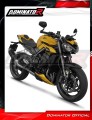 kompletny układ wydechowy z tłumikiem DOMINATOR Full System S6 CZARNY pasujący do motocykla Triumph STREET TRIPLE 765 S / R / RS 2023 - 2024 3