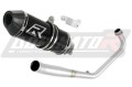 Honda CB 125 R 2018 2020 Exhaust Muffler Auspuff Sportauspuff Silencer Echappement Silencieux Scarico Scarichi Escape Toba de esapament Avgas Ljuddämpare Wydech Tłumik Carbon Tip HP3 Black Noir Nero Negro Svart Schwarz Negru Dominator x