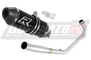 Honda CB 125 R 2018 - 2020  Full Exhaust System Collector Silencer HP3 BLACK + dB killer