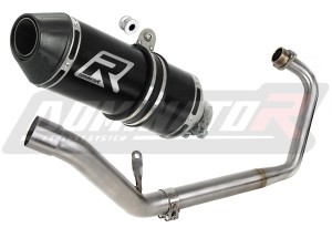 Honda CBR 125 R 2011 - 2018  Full Exhaust System Collector Silencer HP3 BLACK + dB killer