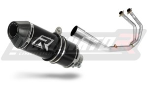 Yamaha MT-03 2014 - 2016 Full Exhaust System Collector Silencer HP3 BLACK + dB killer