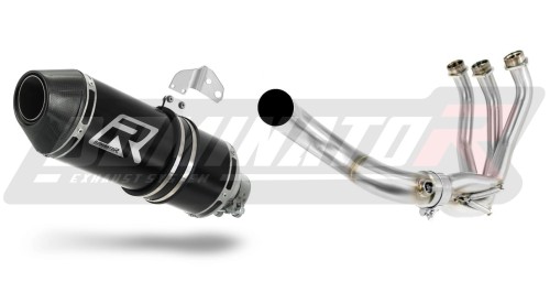 kompletny układ wydechowy z tłumikiem DOMINATOR Full System HP3 CZARNY pasujący do motocykla Yamaha XSR 900 2016 - 2021