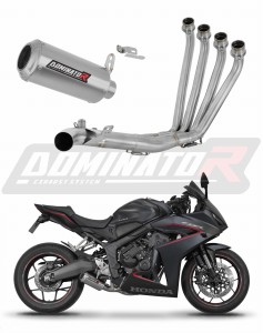 Honda CB 650 R  / E-Clutch 2024 - 2025 Full Exhaust System Collector Silencer GP + dB killer