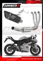 CF MOTO 675 SR R 2024 2025 Full System Motorcycle Muffler Auspuff Sportauspuff Silencer Echappement Silencieux Scarico Scarichi Escape Wydech Tłumik HP8 BLACK Noir Nero Negru Schwarz Svart Negru Dominator Exhaust System