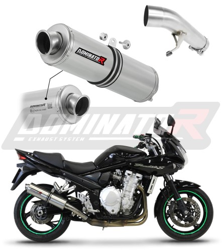 SUZUKI GSF 1250 BANDIT 2007 - 2016 Homologated EC Type approval Street legal  EU Approved EXHAUST Silencer Muffler Auspuff Sportauspuff Silencer Echappement Silencieux Scarico Scarichi  Marmitta Escape Wydech Tłumik ST DOMINATOR EXHAUST SYSTEM x