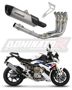 BMW M1000R 2022 - 2026 Full Exhaust System Collector Silencer Titanium HP6 + dB killer