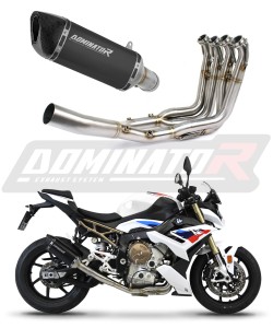 BMW M1000R 2022 - 2026 Full Exhaust System Collector Silencer HP6 BLACK + dB killer