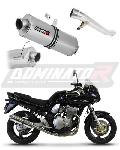 GSF 600 BANDIT Exhaust SUZUKI Homologated EC Type approval  Street legal Approval Certificate Muffler Auspuff Sportauspuff Silencer Echappement Silencieux Scarico Scarichi Escape Wydech Tłumik OVAL 1995 - 1999 Dominator x