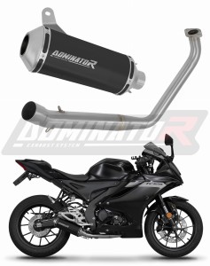 Yamaha YZF R125 2019 - 2020 Full Exhaust System Collector Silencer OV G2 BLACK + dB killer