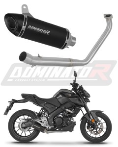 Yamaha MT 125 2020 Full Exhaust System Collector Silencer HP8 BLACK + dB killer