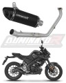 complete exhaust system with muffler DOMINATOR Full System HP8 BLACK fits to Yamaha MT 125 2024  2026