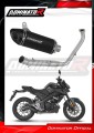 complete exhaust system with muffler DOMINATOR Full System HP8 BLACK fits to Yamaha MT 125 2024  2026 2