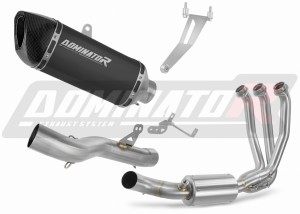 CF MOTO 675 NK 2024 - 2026 Full Exhaust System Collector Silencer HP6 BLACK + dB killer